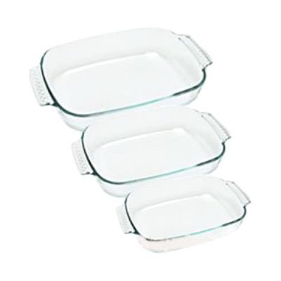 Pyrex Oven Dishes Set 3/Pcs طقم بايركس 3 قطع