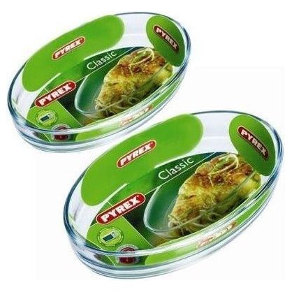 Pyrex Oven Baking Dish Set 2 طقم بايركس  للفرن