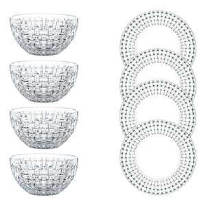 Crystal Brunch Set/8 Pcs  طقم  كريستال