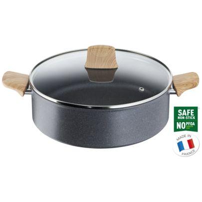 Tefal Natural Force Stewpot With Lid 28Cm  طنجرة غرانيت