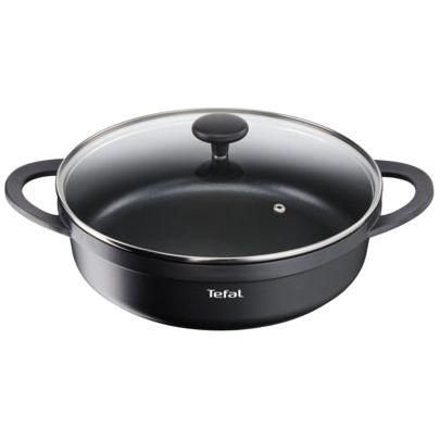 Tefal Trattoria Shallow Stewpot 28 Cm طنجرة