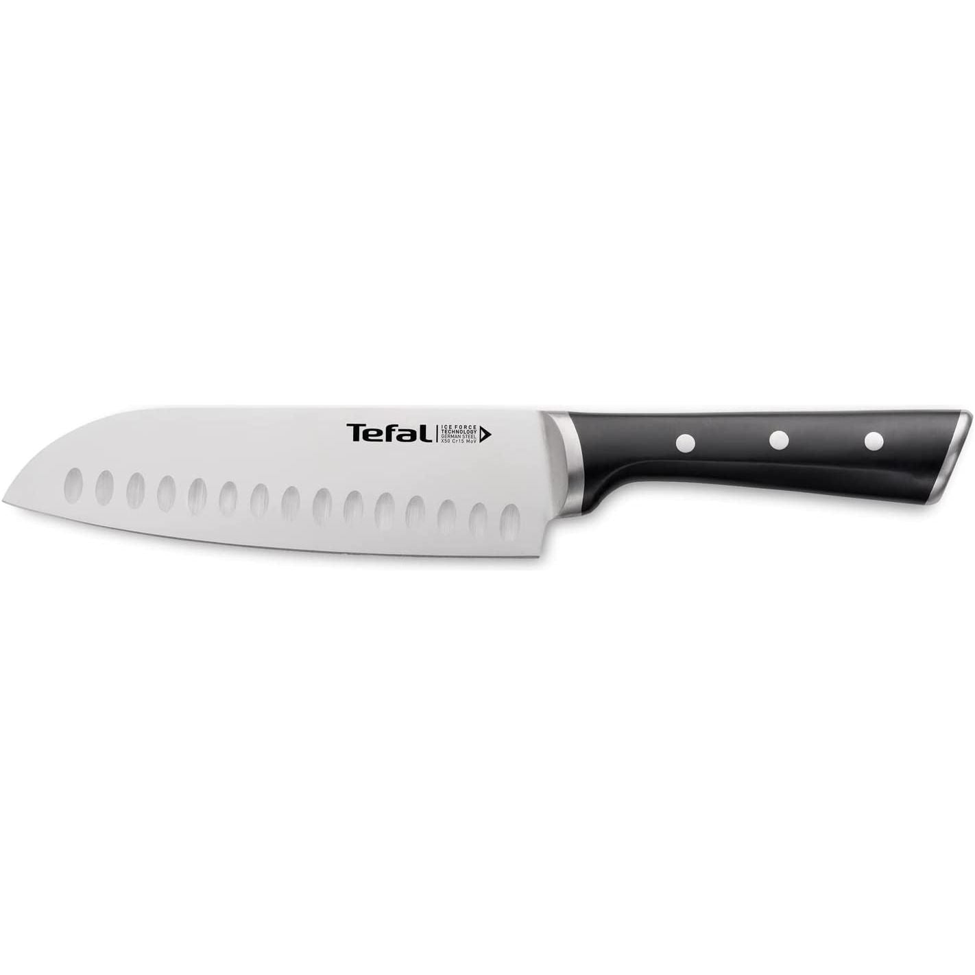 Tefal Knife Ingenio Ice Force Santoku 18Cm  سكين ستيل