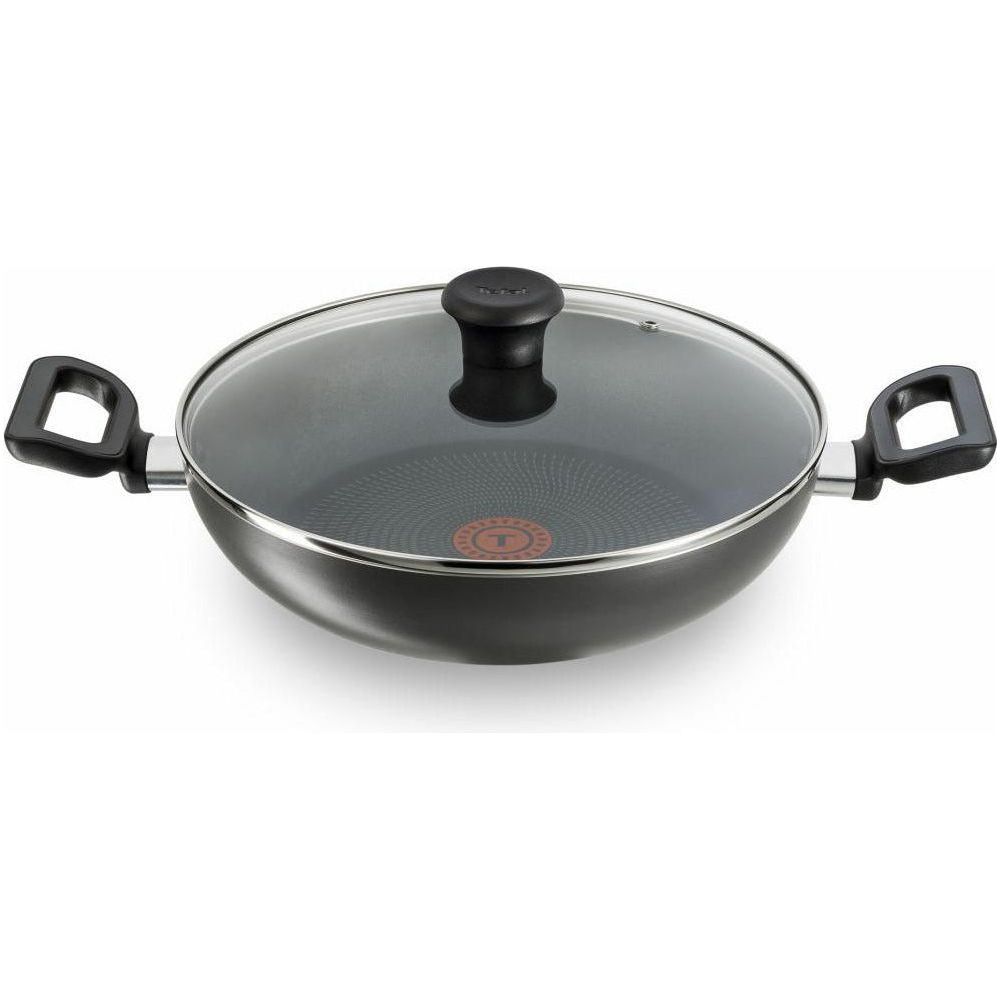 Delicia Wok 24/28 Cm   مقلاة عميقة بيدين مع غطاء